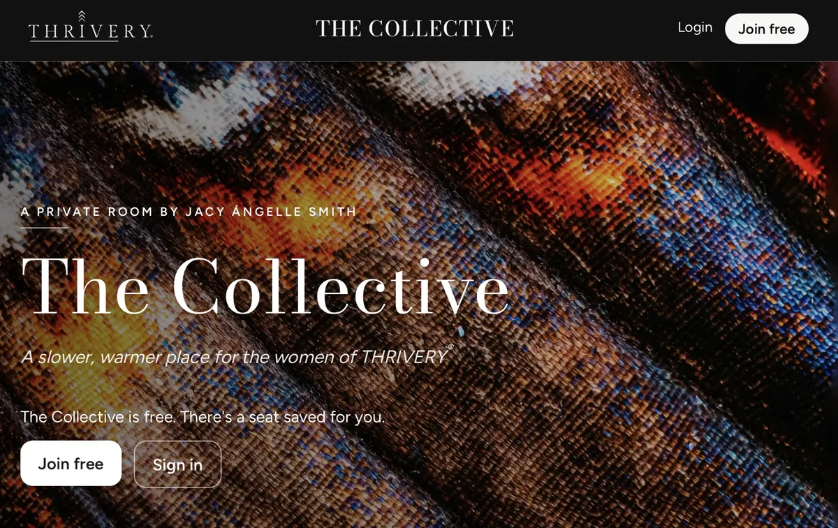 THRIVERY® Collective community homepage