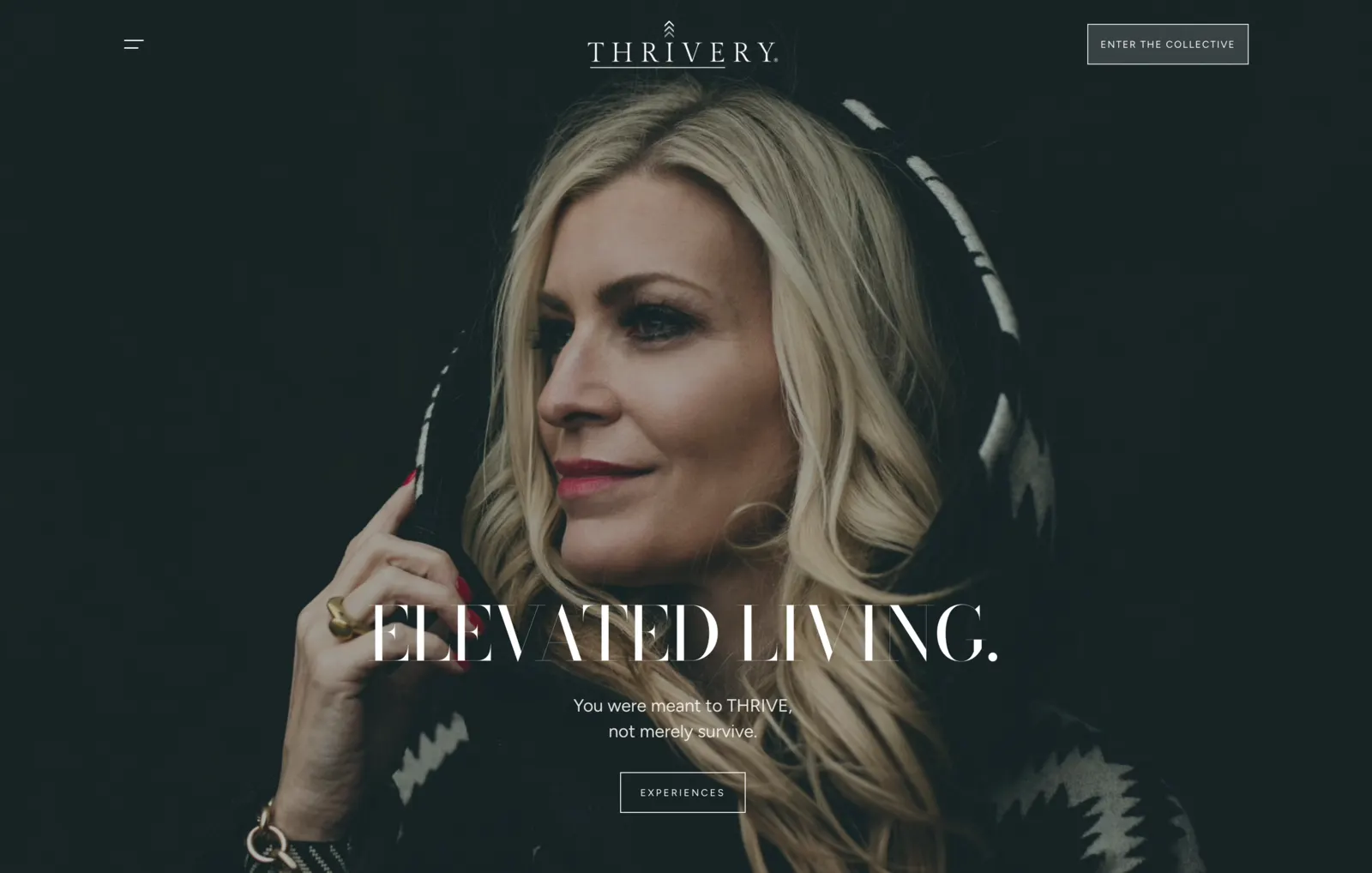 THRIVERY website homepage